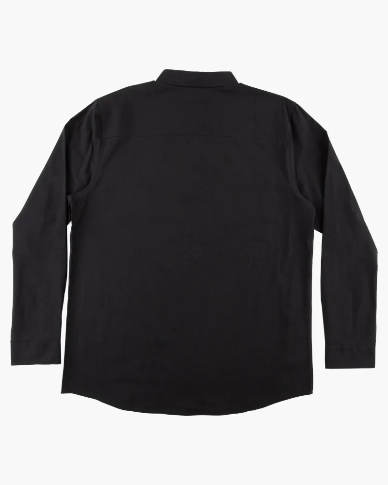 Salty Crew Long Sleeve Shirts Mens|Flies>Cortes LS Woven Black