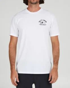 Salty Crew Short Sleeve Shirts Mens|Flies>Fishing Charter Prem SS White