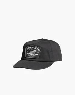 Salty Crew Hats And Headwear|Flies>Grindem 5 Panel Cap Black