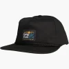 Salty Crew Hats And Headwear|Flies>Jackpot 5 Panel Black