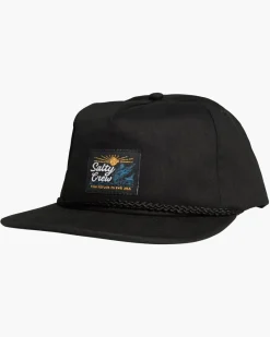 Salty Crew Hats And Headwear|Flies>Jackpot 5 Panel Black