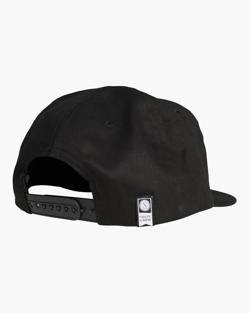 Salty Crew Hats And Headwear|Flies>Jackpot 5 Panel Black