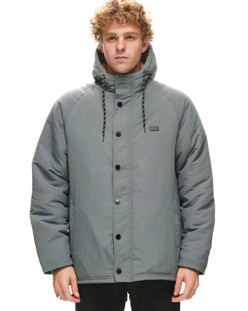 Salty Crew Jackets And Jumpers|Flies>Long Shore Parka Jacket Dark Slate