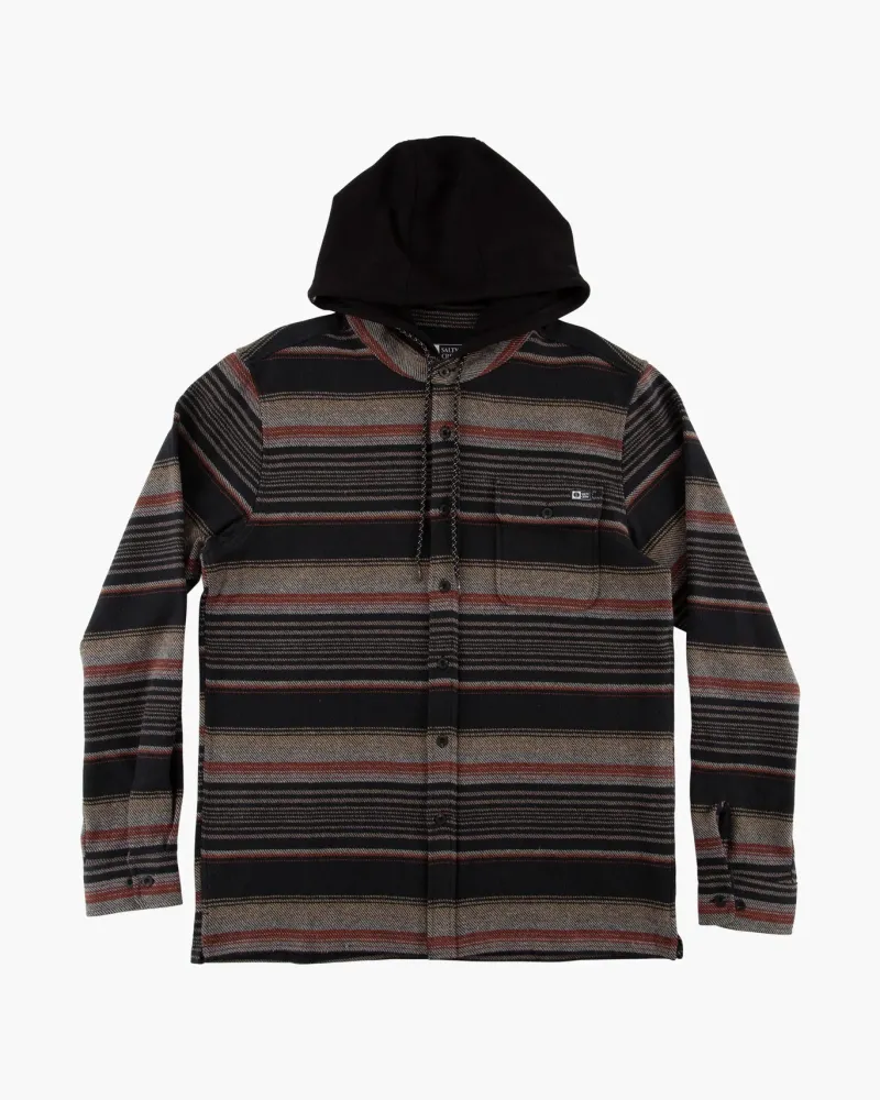 Salty Crew Jackets And Jumpers|Flies>Mainland Flannel Black