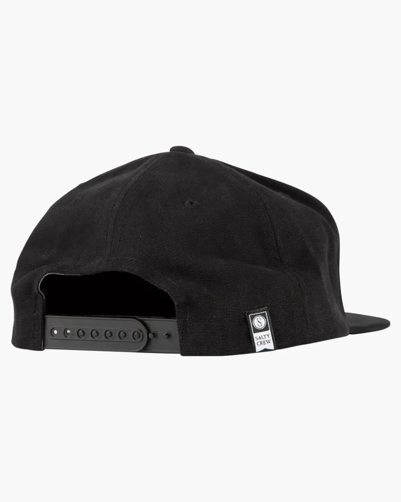 Salty Crew Fishing Apparel|Flies>Pinnacle Broadbill Corduroy 5 Panel Black