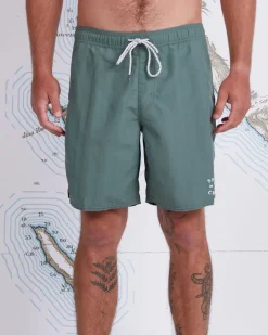 Salty Crew Shorts, Pants And Waders|Flies>Quiver Elastic Boardshort Fatigue Green