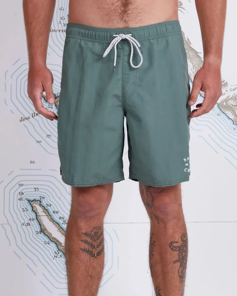 Salty Crew Shorts, Pants And Waders|Flies>Quiver Elastic Boardshort Fatigue Green