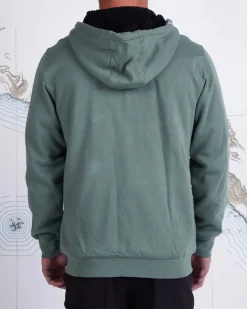Salty Crew Jackets And Jumpers|Flies>Shelter Sherpa Fleece Fatigue Green