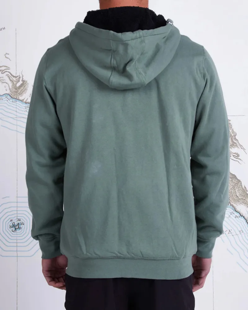 Salty Crew Jackets And Jumpers|Flies>Shelter Sherpa Fleece Fatigue Green