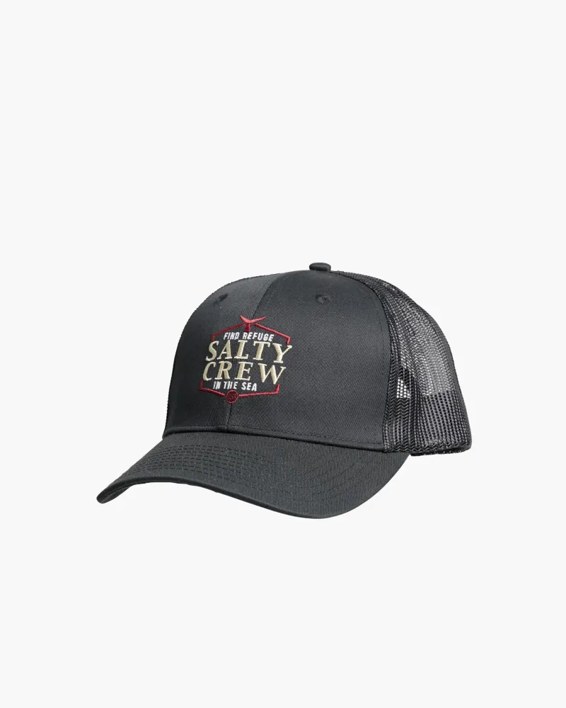 Salty Crew Hats And Headwear|Flies>Skipjack Retro Trucker Black