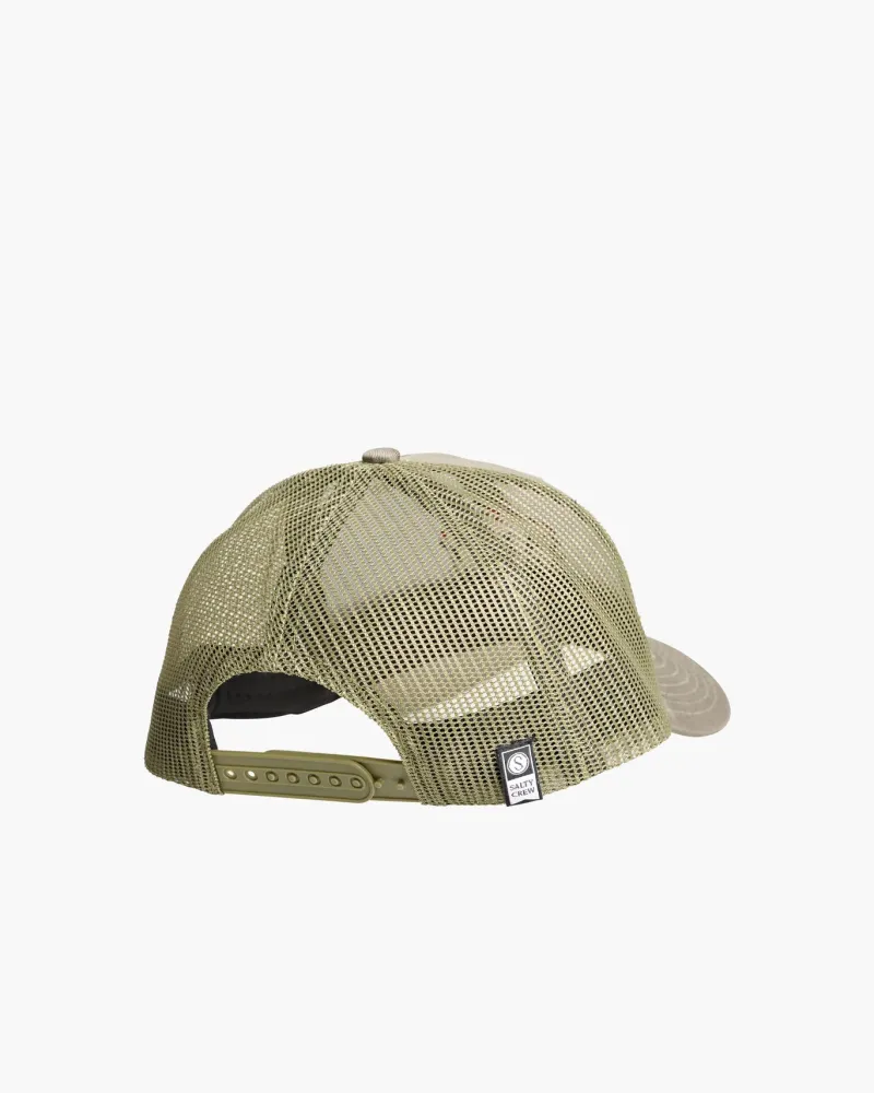 Salty Crew Hats And Headwear|Flies>Skipjack Retro Trucker Kelp Green