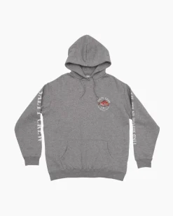 Salty Crew Jackets And Jumpers|Flies>Snap Attack Crew Hoodie Grey Marle