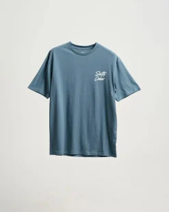 Salty Crew Short Sleeve Shirts Mens|Flies>Snapper Premium SS Tee Slate