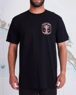 Salty Crew Short Sleeve Shirts Mens|Flies>Spiny Standard SS Tee Black