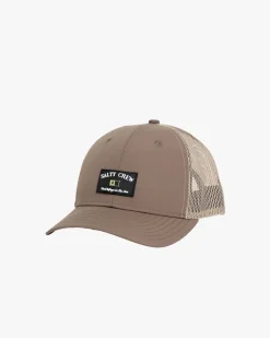 Salty Crew Hats And Headwear|Flies>Steadfast Retro Trucker Brown
