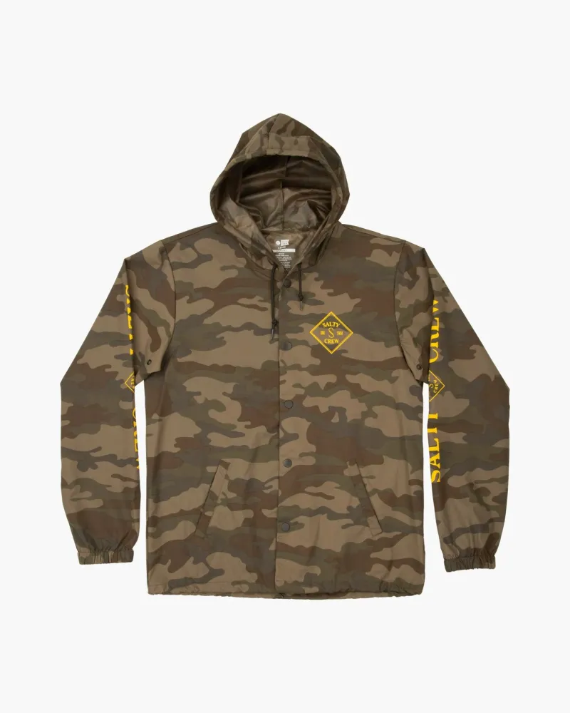 Salty Crew Jackets And Jumpers|Flies>Tippet Snap Jacket Camo