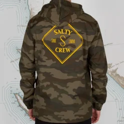 Salty Crew Jackets And Jumpers|Flies>Tippet Snap Jacket Camo