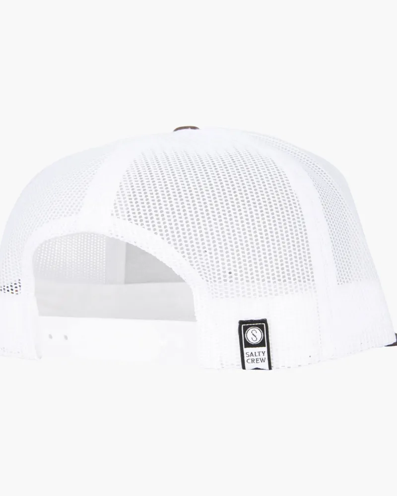 Salty Crew Hats And Headwear|Flies>Tippet Trucker Hat Brown White