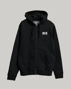 Salty Crew Jackets And Jumpers|Flies>Topstitch Zip Fleece Black