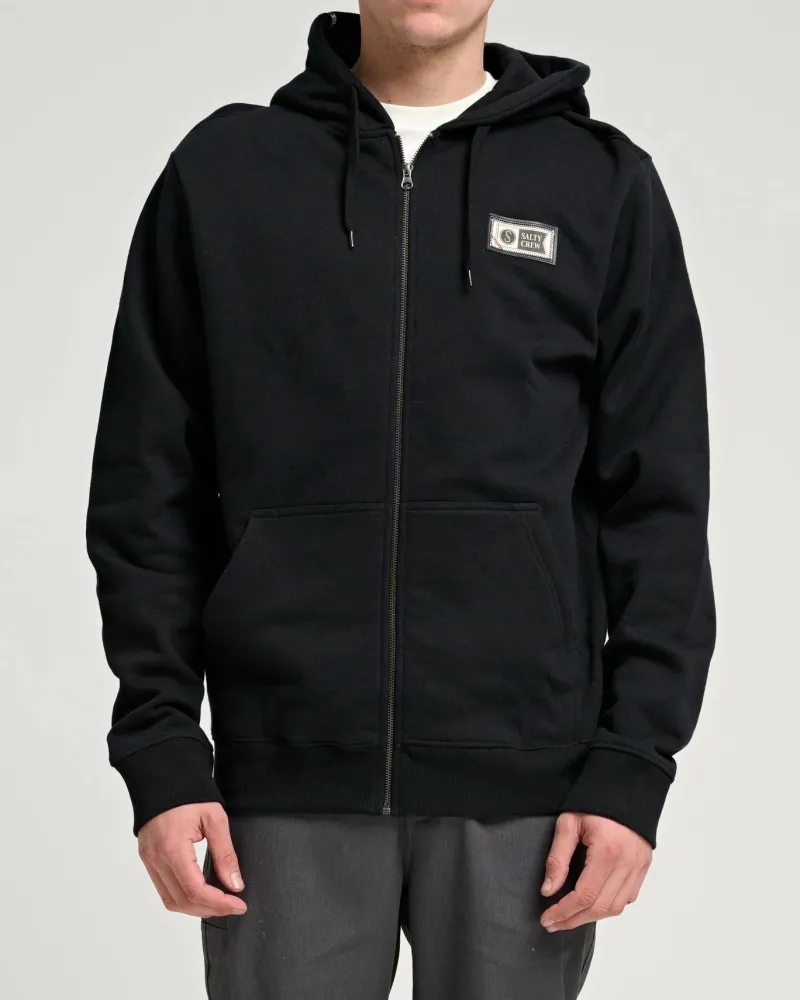 Salty Crew Jackets And Jumpers|Flies>Topstitch Zip Fleece Black