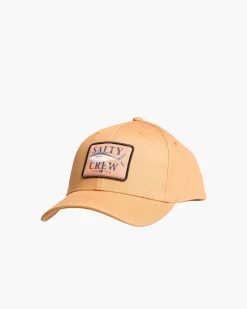 Salty Crew Hats And Headwear|Flies>Yellowfin 6 Panel Cap Tan