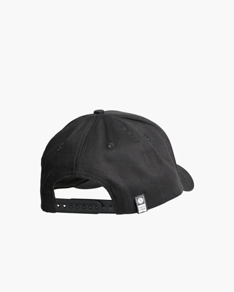 Salty Crew Hats And Headwear|Flies>Yellowfin 6 Panel Cap Black