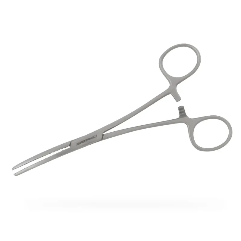 Samaki Pliers|Flies>Stainless Steel Small Bent Forceps 160mm
