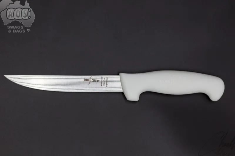 Sicut Filleting Knives|Flies>Wide Boning Knife 6inch White Handle