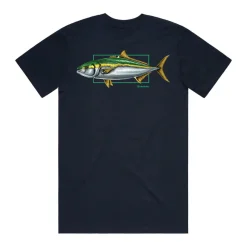 Simms Short Sleeve Shirts Mens|Flies>Artist Tee Kingfish Fish it Well
