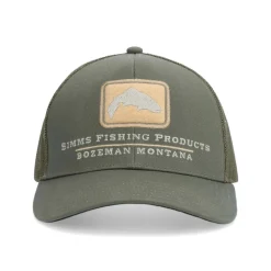 Simms Hats And Headwear|Flies>Double Haul Icon Trucker Smokey Olive