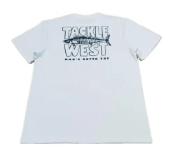 Tackle West Short Sleeve Shirts Mens|Flies>TackleWest Deluxe MGE White Tee Shirt