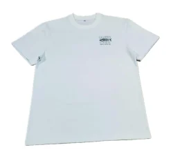 Tackle West Short Sleeve Shirts Mens|Flies>TackleWest Deluxe MGE White Tee Shirt