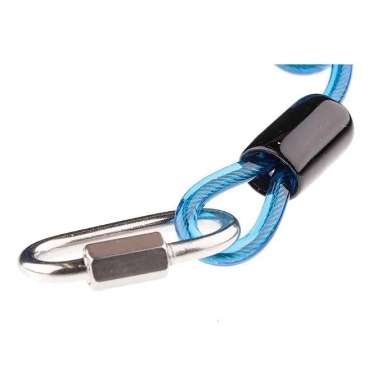 Toit Tool Accessories|Flies>Tether, Blue Coil Lanyard