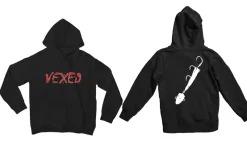 Vexed Jackets And Jumpers|Flies>Bottom Meat Hoody Black