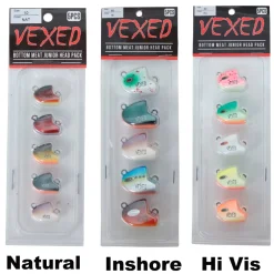 Vexed Vexed Hybrid Jigs|Flies>Bottom Meat Junior Spare Head 5-pack