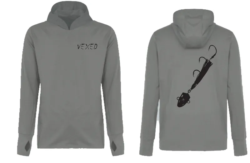 Vexed Long Sleeve Shirts Mens|Flies>Bottom Meat Sunshirt Hooded