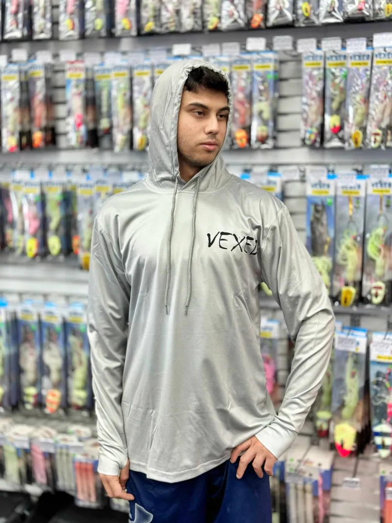 Vexed Long Sleeve Shirts Mens|Flies>Bottom Meat Sunshirt Hooded