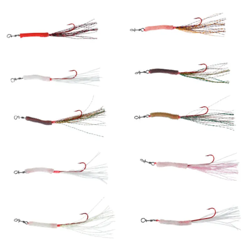 Vexed Assist Hooks|Flies>Bottom Worm Long Shank Assist 3-pack