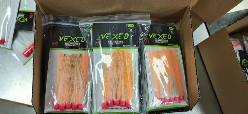 Vexed Lead Head Jig Lures|Flies>Buckabou Jig Wig 5-pack