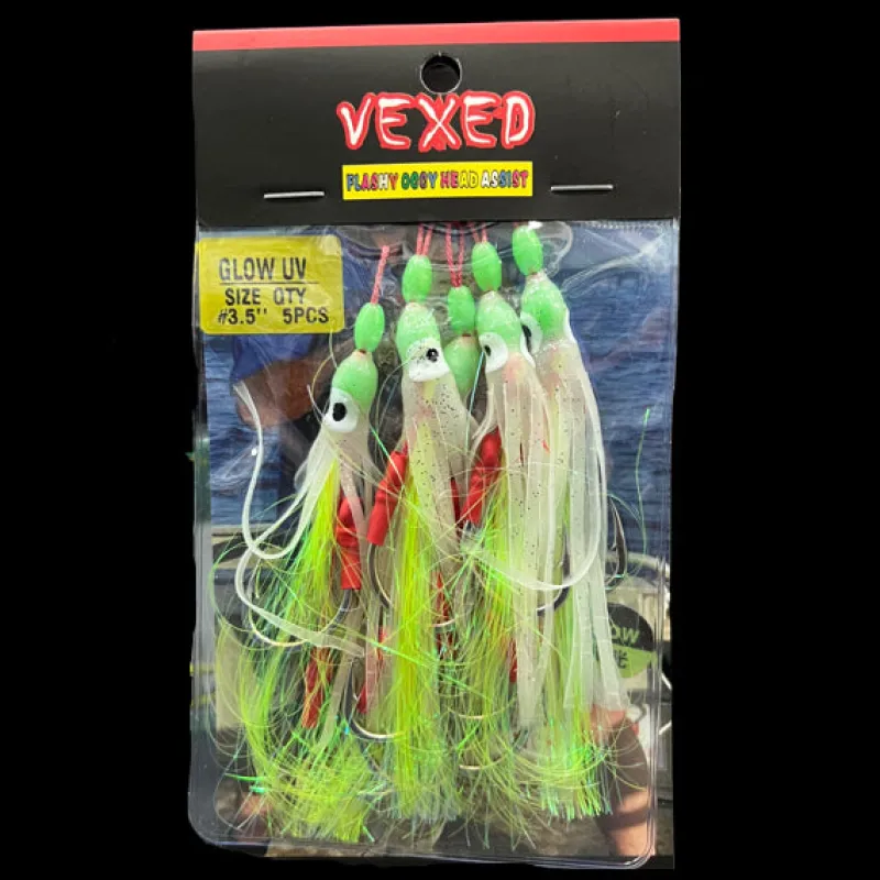 Vexed Assist Hooks|Flies>Flashy Occy Head Assist 5-pack