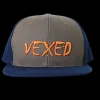 Vexed Hats And Headwear|Flies>Flatbill Cap Blue/Grey