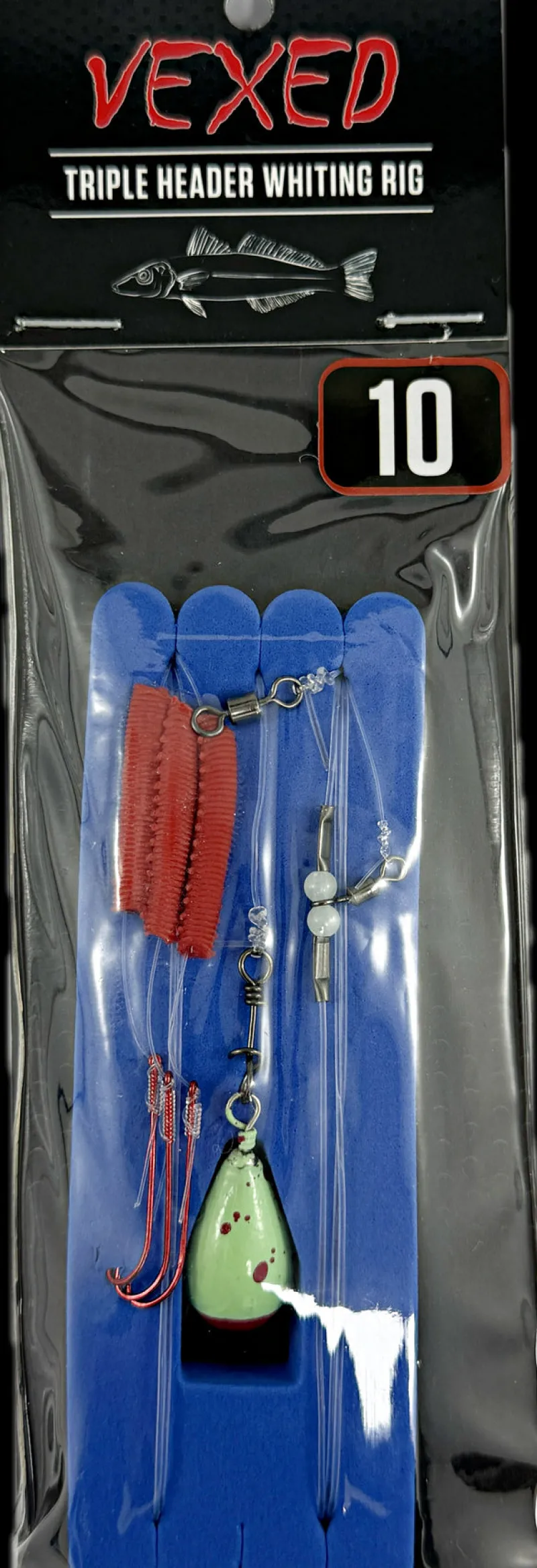 Vexed Pre-made Rigs|Flies>Triple Header Whiting Rig