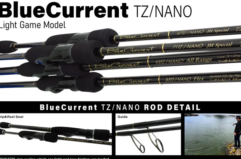 Yamaga Flies|Light Rods>Blanks Blue Current TZ NANO