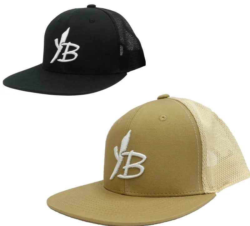 Yamaga Hats And Headwear|Flies>Blanks Flat Visor Mesh Cap
