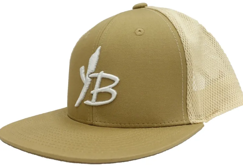 Yamaga Hats And Headwear|Flies>Blanks Flat Visor Mesh Cap