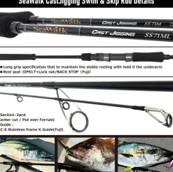 Yamaga Flies|Offshore Rods>Blanks Seawalk Cast Jigging SS